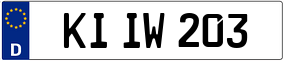 Truck License Plate